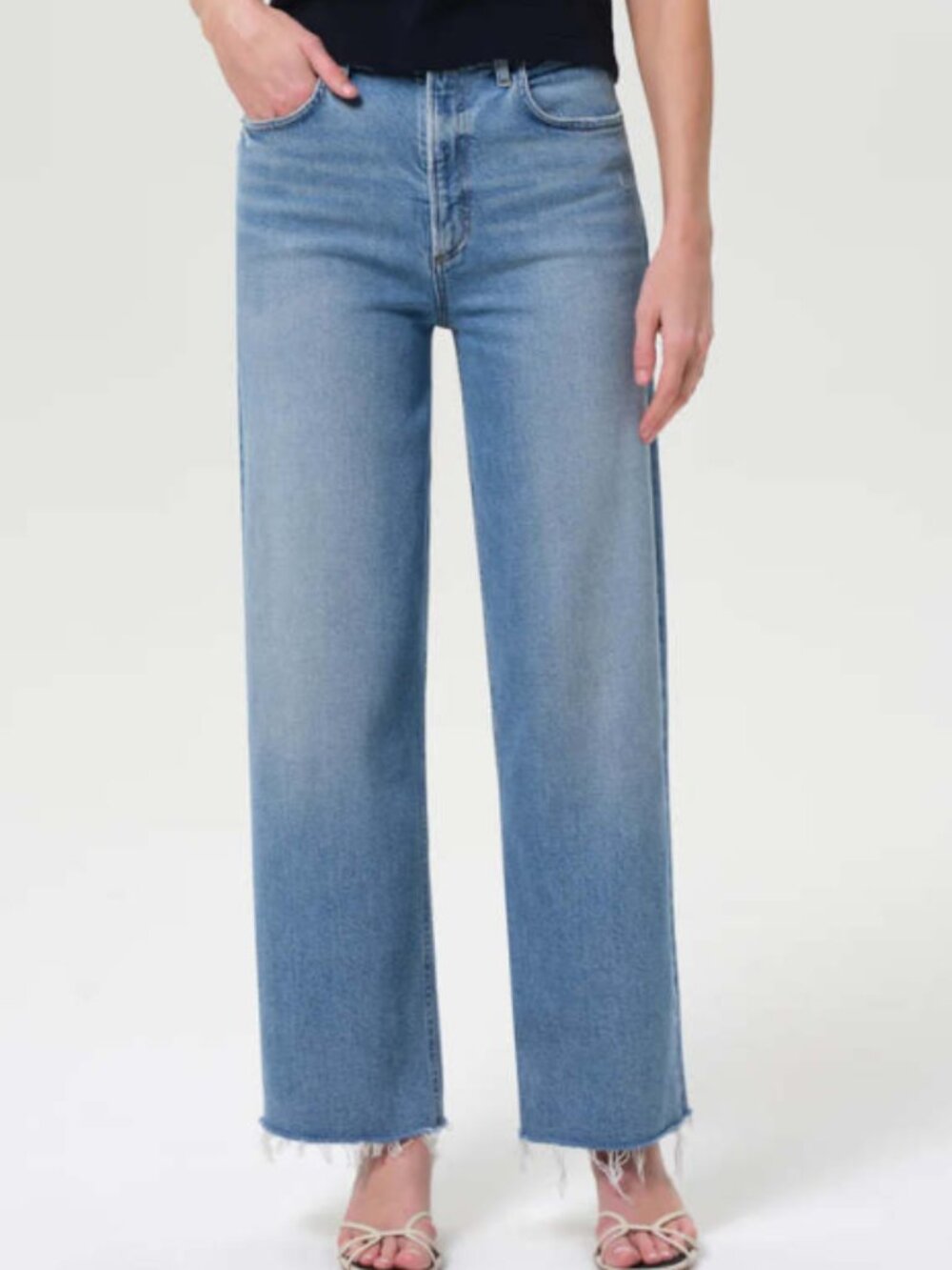 AGOLDE Ren Wide Leg Jeans in Forum Size 24 NWT